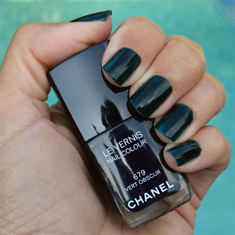 chanel le vernis nail polish vert obscure|discontinued chanel nail polish colors.